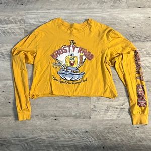 Spongebob Graphic Long Sleeve Shirt